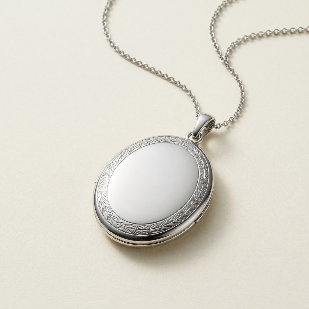 Ivory Locket Pendant